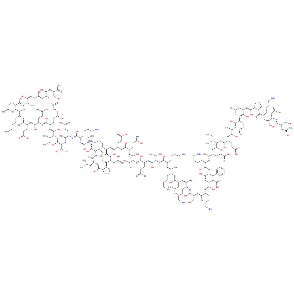 TB-500 (Thymosin Beta-4) Peptide Structure
